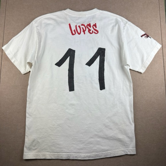 Vintage Alstyle Shirt Men L White Code of‎ the Street 8804 Lupe 11 Graffiti Tee - Picture 2 of 10